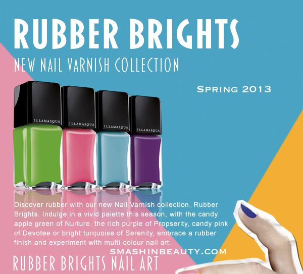 Illamasqua Rubber Bright Nail Varnish Collection 2013 Makeup