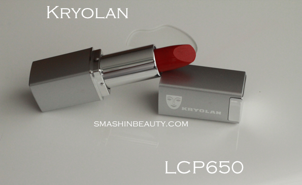 Kryolan LCP650 review swatches red lipstick savrseni crveni ruz za usne