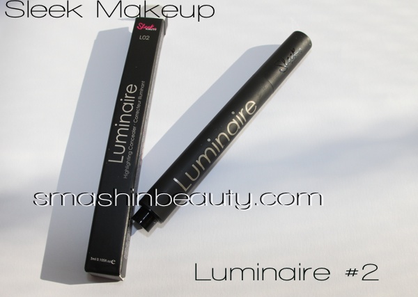 Sleek MakeUP Luminaire Highlighting Concealer L02 (makeup review & swatches)