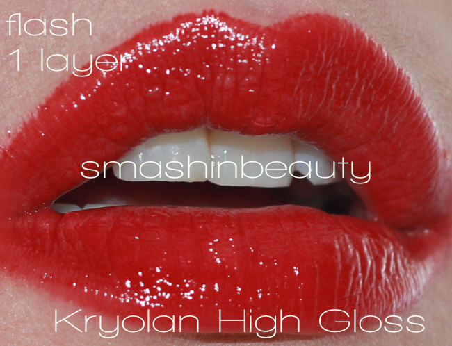 Kryolan High Gloss Catwalk lip shine dupe for lime crime candy apply lipgloss