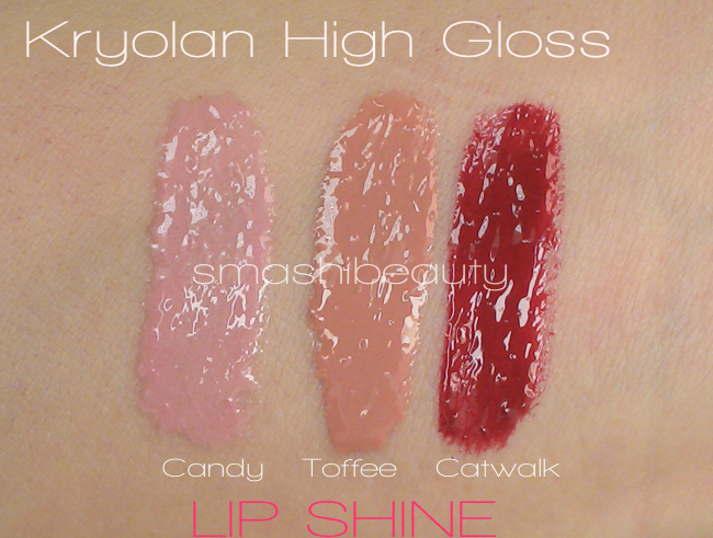 Kryolan High Gloss Lip Shine Candy Toffee Catwalk Makeup Review Swatches Kryolan Sjajilo za Usne