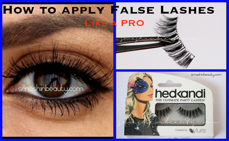 How to apply false eyelashes like a pro makeup artist