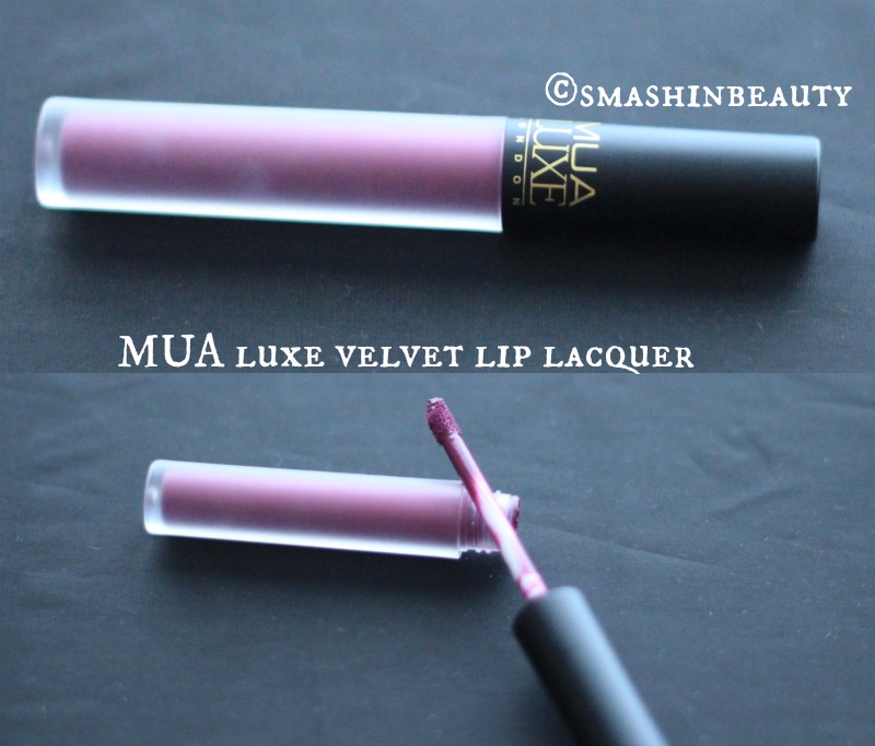 MUA luxe velvet lip lacquer makeup review swatches