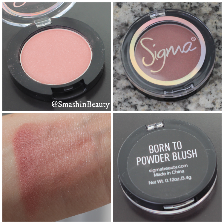 Sigma Beauty Born To Powder Blush Swatches