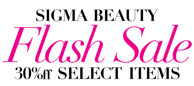 Sigma Beauty 30 Sale coupon