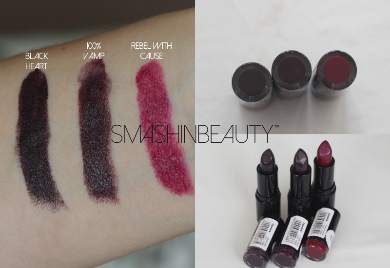 Makeup Revolution Full Vamp Lipstick Collection!