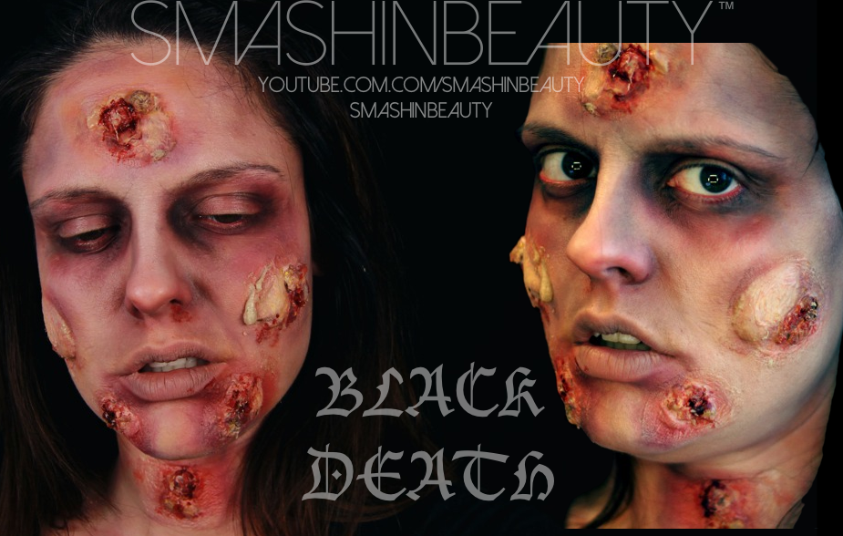 Black Death Plague SFX Halloween Makeup Tutorial